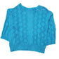 Womens Blue Unbranded Knit Crewneck Jumper