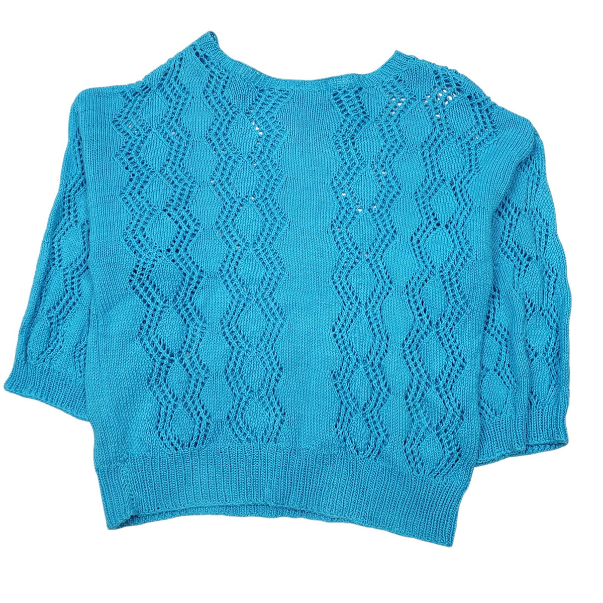 Womens Blue Unbranded Knit Crewneck Jumper