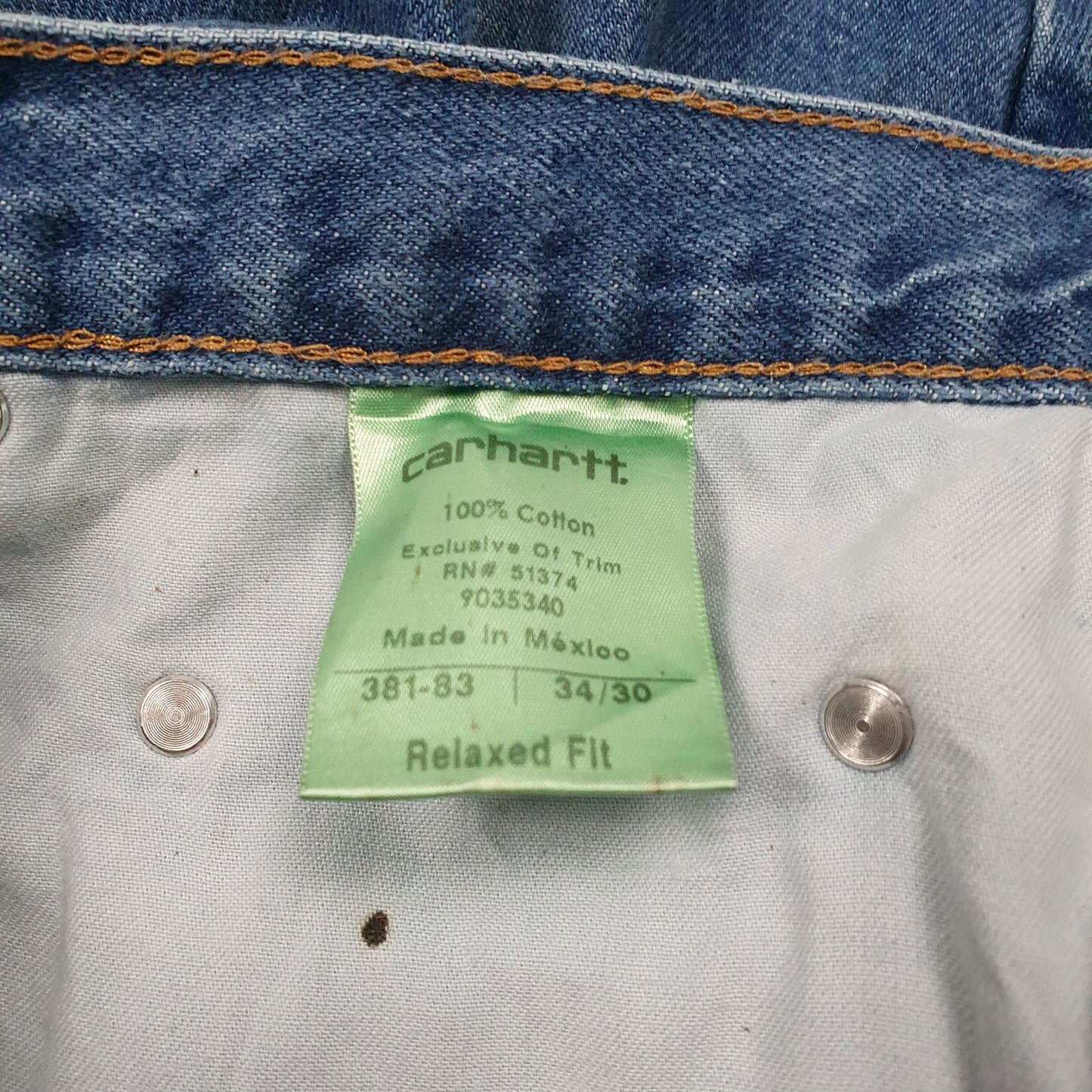 Mens Blue Carhartt Workwear  Jeans