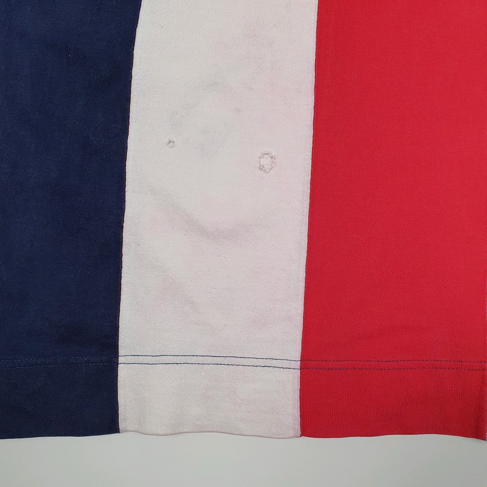 Mens Navy Tommy Hilfiger Vintage 2000s Rugby  Polo Shirt