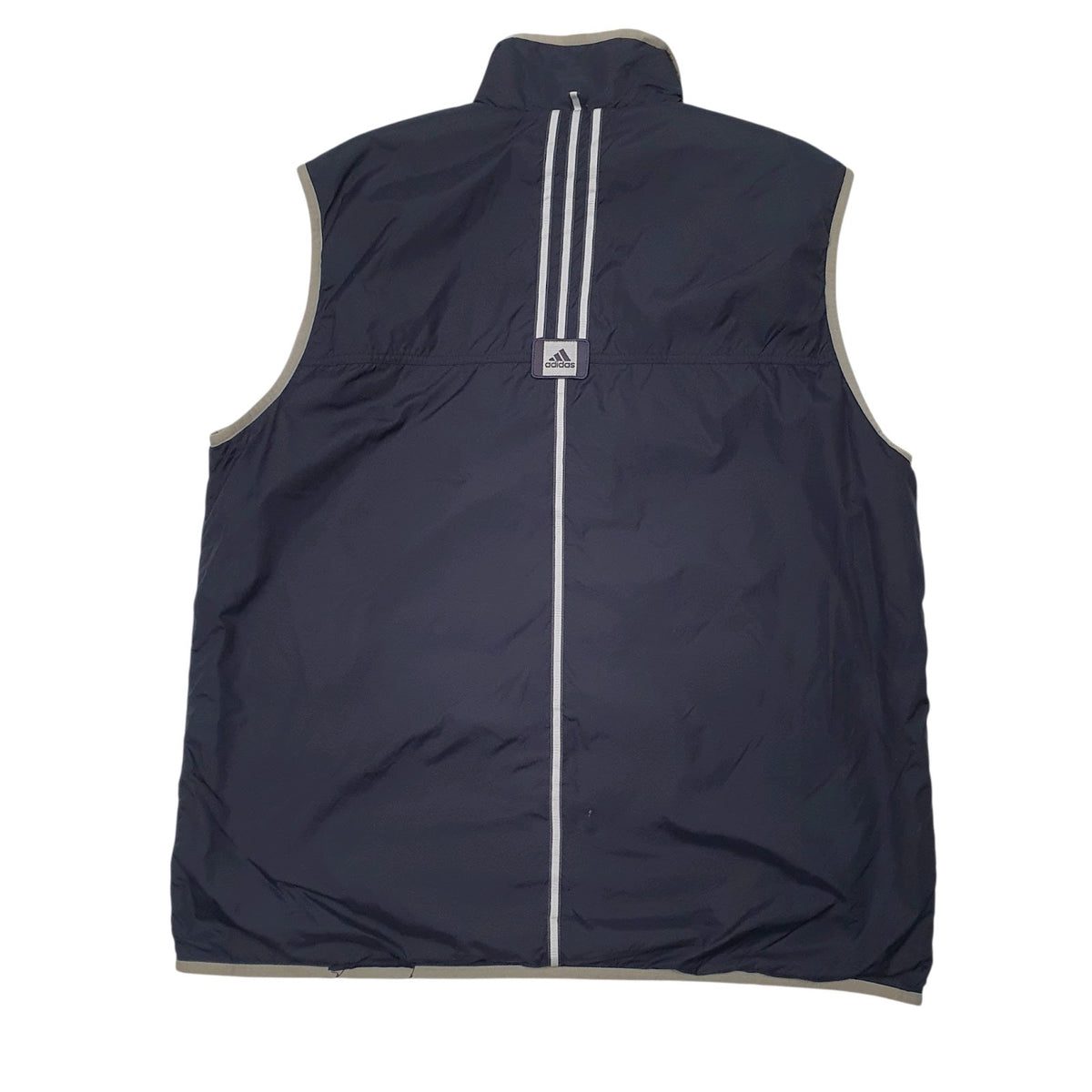 Mens Navy Adidas Vintage 90s Fleece Lined  Coat