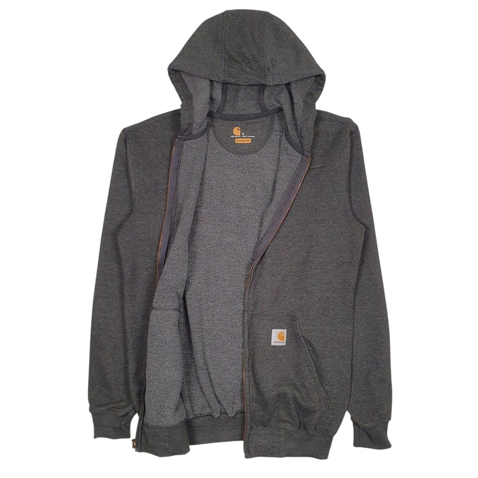 Mens Grey Carhartt  Full Zip Jumper
