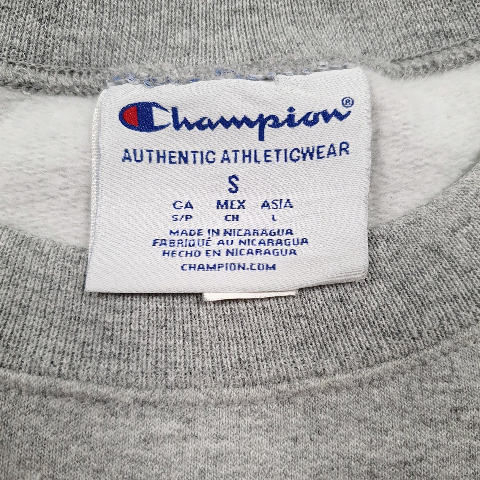 Mens Grey Champion University Of Albany Crewneck Jumper