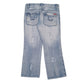 Womens Blue Power Miss Distressed  Jeans