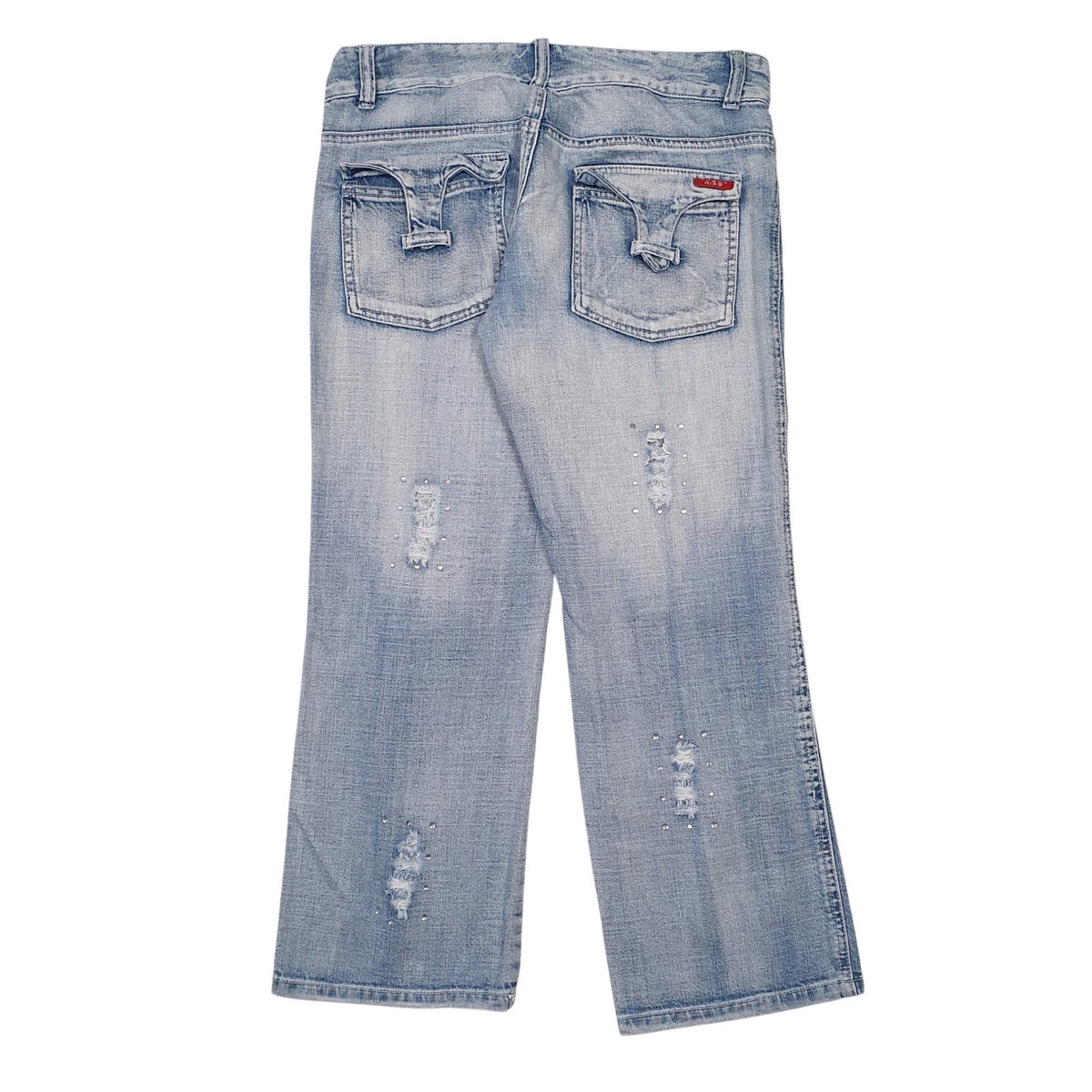 Womens Blue Power Miss Distressed  Jeans