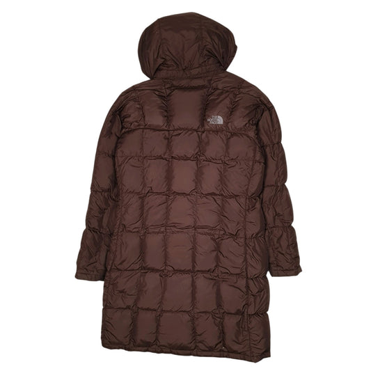 Womens Brown The North Face Longline Parka Trench 600  Coat