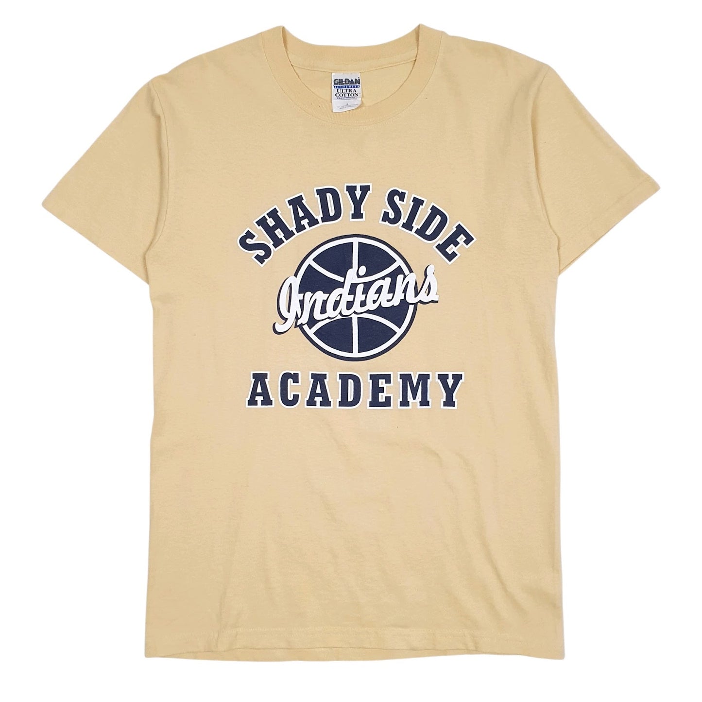 Mens Yellow Gildan  Short Sleeve T Shirt