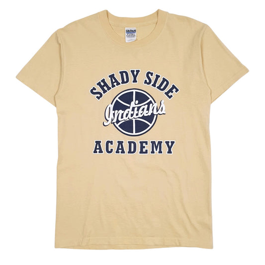 Mens Yellow Gildan  Short Sleeve T Shirt