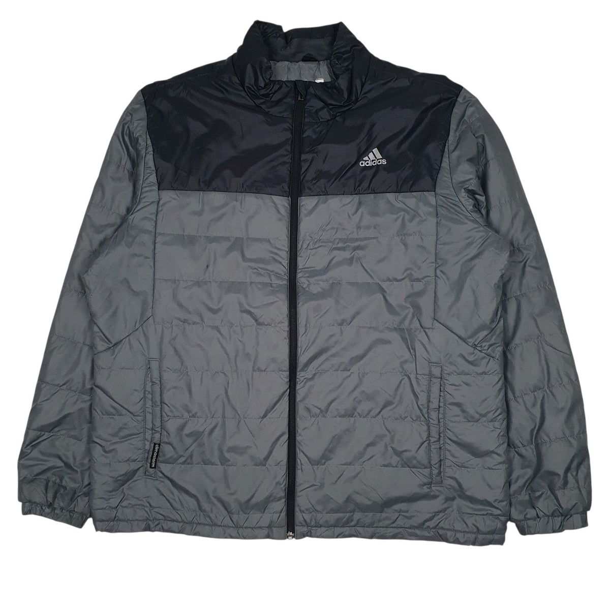 Mens Grey Adidas Climastorm  Coat