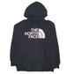 Womens Black The North Face Spellout Hoodie Jumper