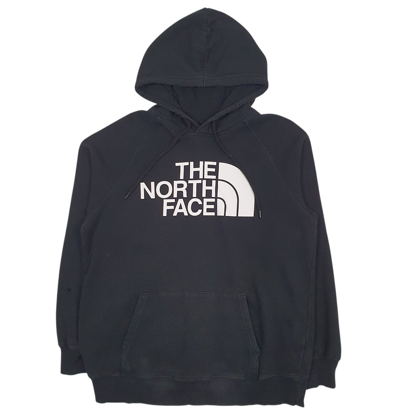 Womens Black The North Face Spellout Hoodie Jumper