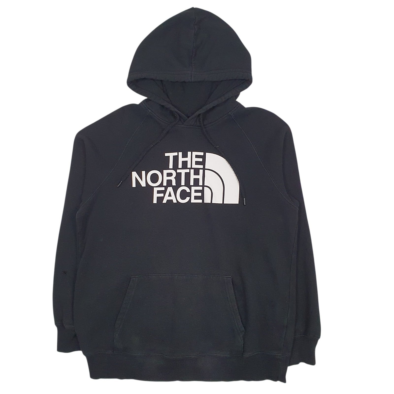 Womens Black The North Face Spellout Hoodie Jumper