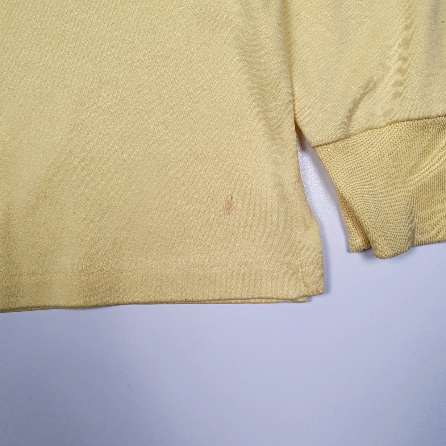 Mens Yellow Polo Ralph Lauren Lightweight T Shirt Turtle Neck Jumper