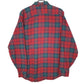 Mens Red L.L.Bean Flannel Vintage 90s  Shirt