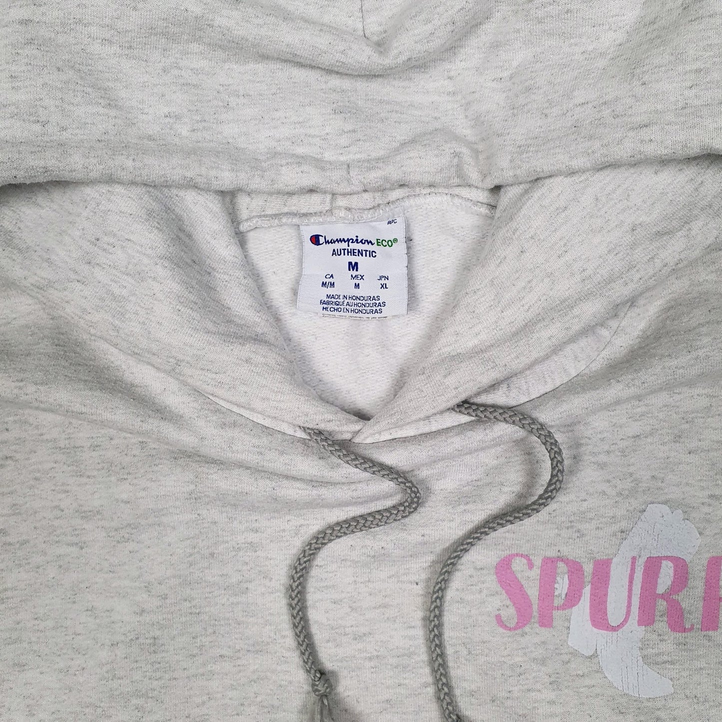 Mens Grey Champion SPURR Hoodie Jumper