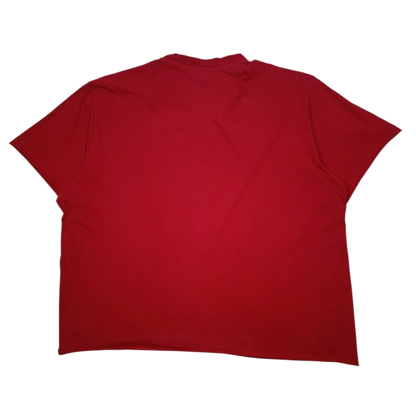 Mens Red Adidas   T Shirt