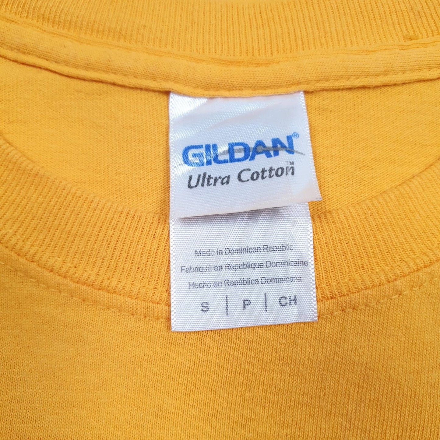 Mens Yellow Gildan Minnesota  T Shirt