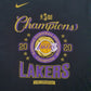 Mens Black Nike NBA Los Angeles Lakers  T Shirt