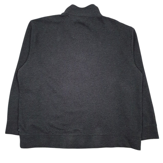 Mens Grey Nautica  Quarter Zip Jumper