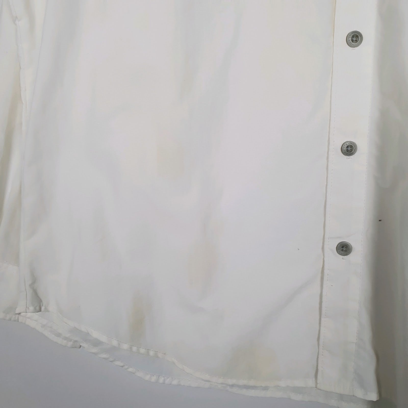 Mens White Columbia Sportswear Company PFG Fishing Omni Shade  Shirt