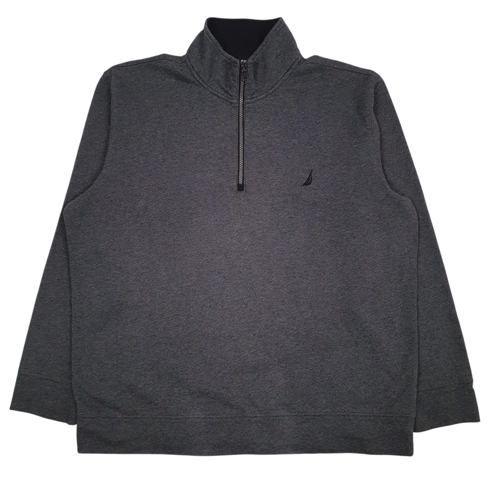 Mens Grey Nautica  Quarter Zip Jumper