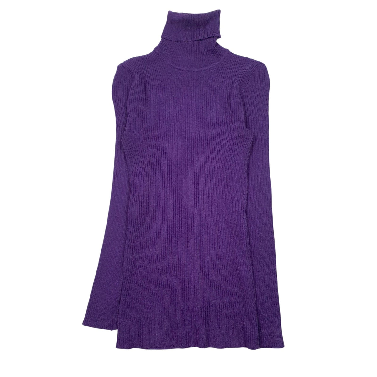 Womens Purple 1826  Turtle Neck Jumper