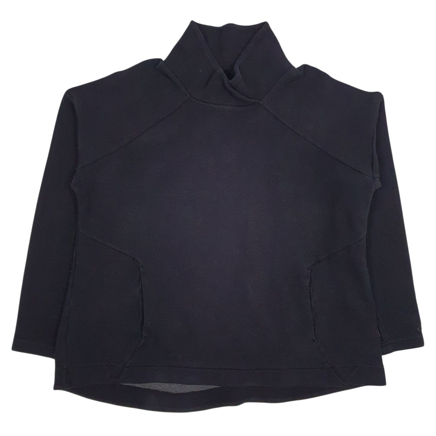 Womens Black Champion  Shoal Neck Jumper
