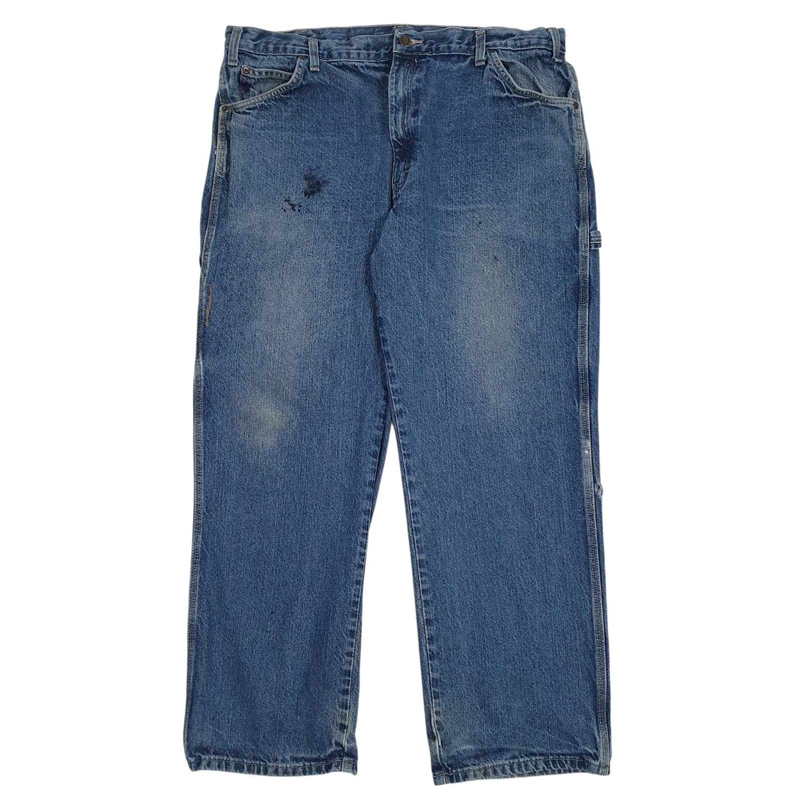 Mens Blue Dickies Workwear Carpenter JeansW40 L30