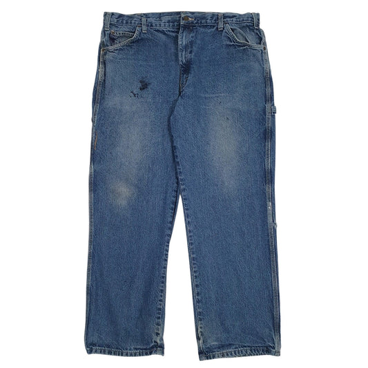Mens Blue Dickies Workwear Carpenter JeansW40 L30