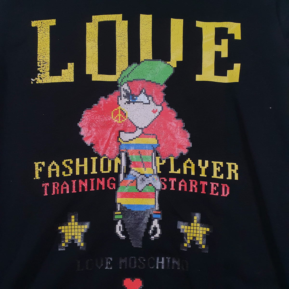 Womens Black Moschino  Crewneck Jumper