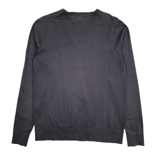 Mens Grey Tommy Hilfiger  V Neck Jumper