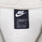 Mens Cream Nike Loose Quarter Zip Jumper
