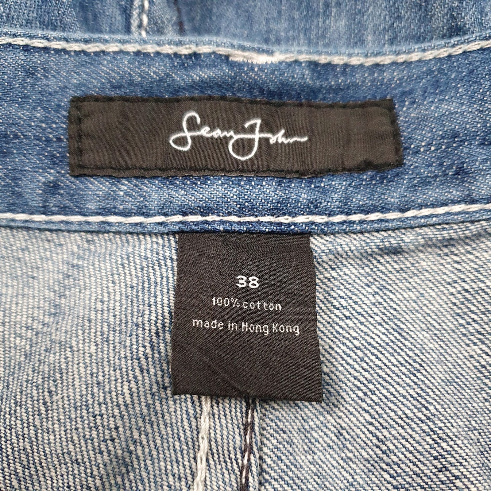 Mens Blue Sean John Y2K  Shorts