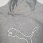 Womens Grey Puma  Shoal Neck Jumper