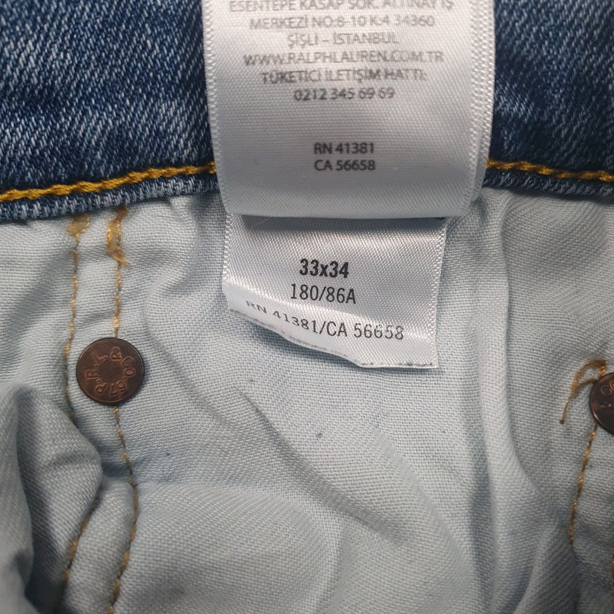 Mens Blue Polo Ralph Lauren   Jeans