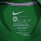 Mens Green Nike  Full Zip T Shirt