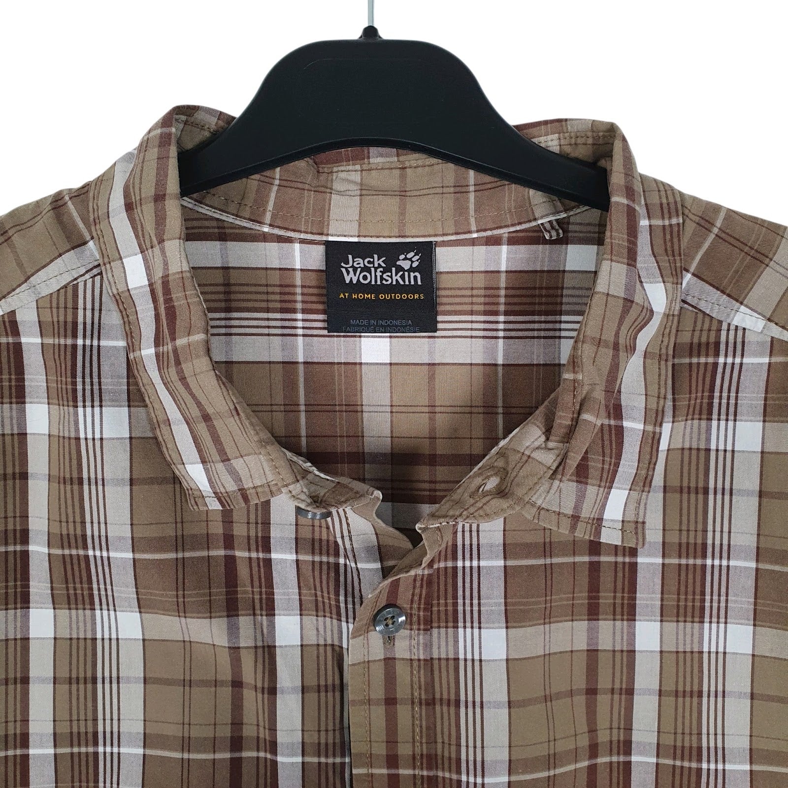 Mens Brown Jack Wolfskin   Shirt