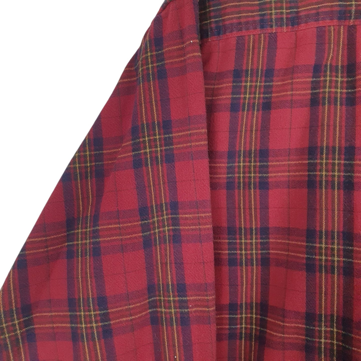 Mens Red L.L.Bean Flannel  Shirt