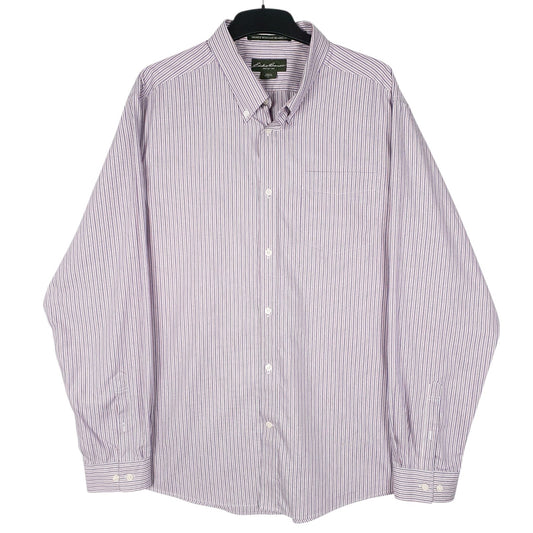 Mens Purple Eddie Bauer  Long Sleeve Shirt