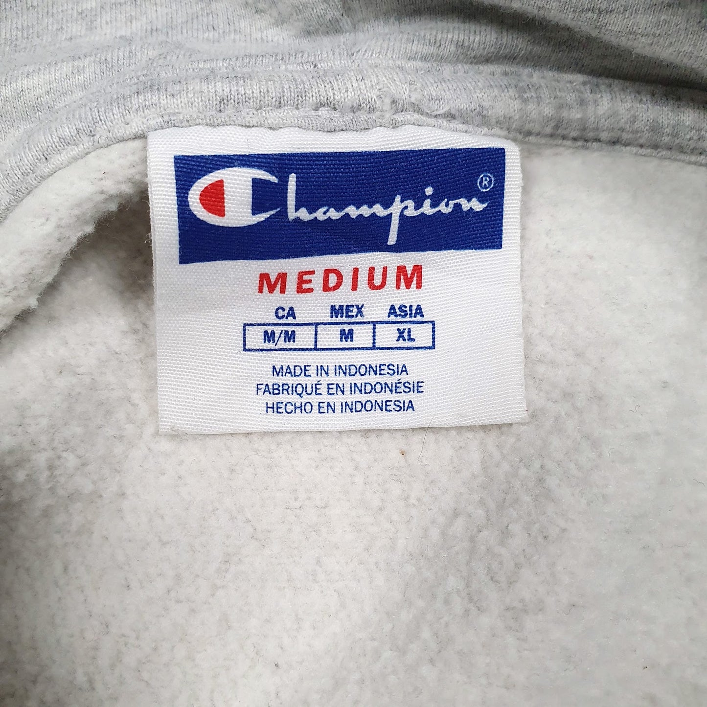 Mens Grey Champion  Hoodie Jumper