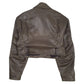 Womens Brown Zara Faux Leather  Coat