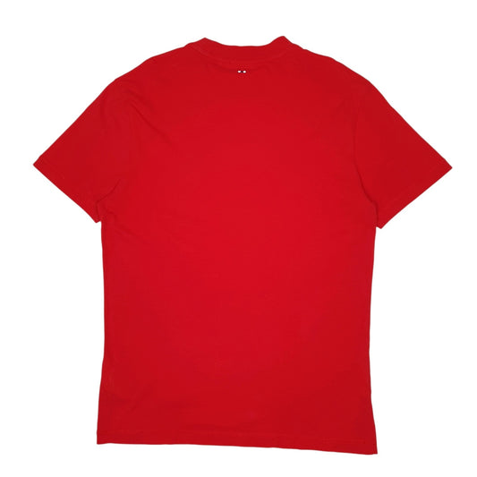 Mens Red Napapijri   T Shirt