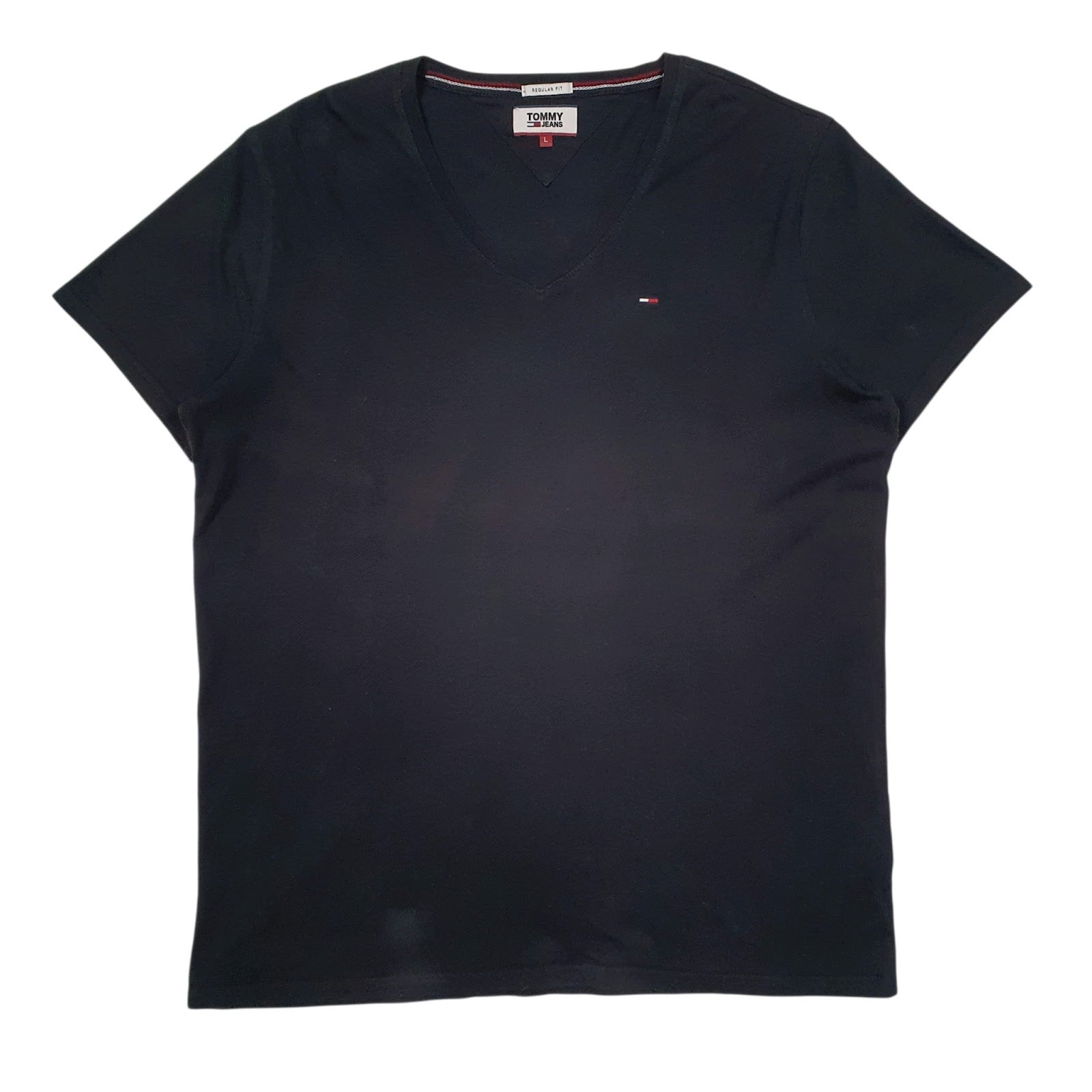 Mens Black Tommy Hilfiger  Short Sleeve T Shirt
