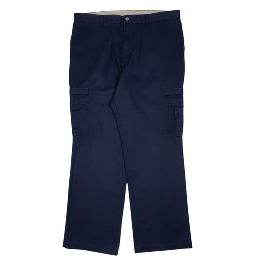 Mens Navy Dickies  Cargo Trousers