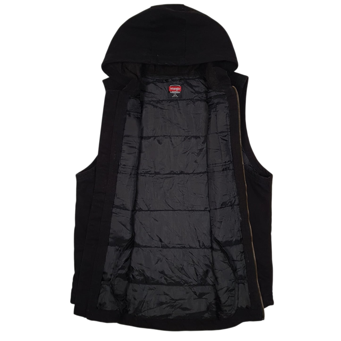 Mens Black Wrangler Hoodie  Coat