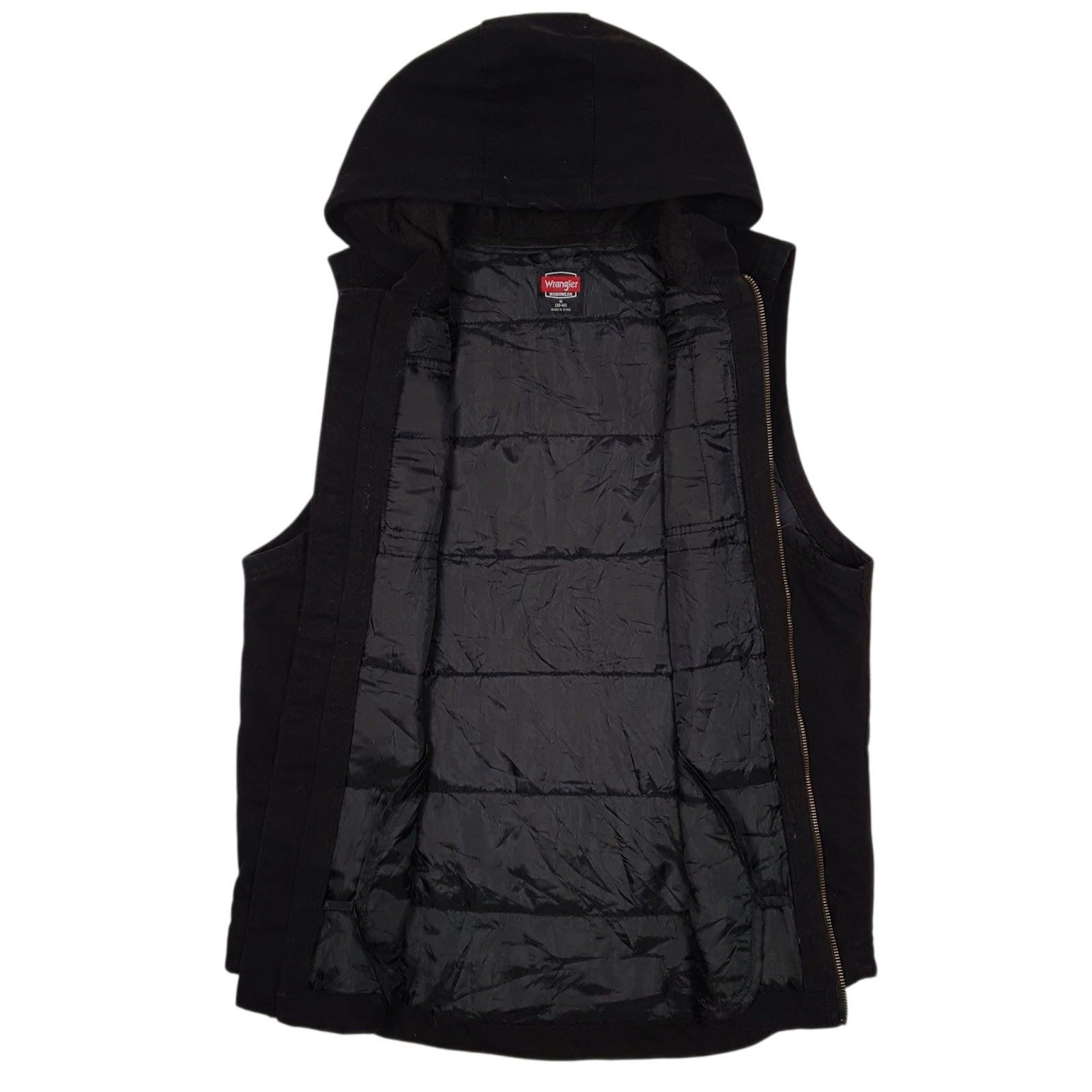 Mens Black Wrangler Hoodie  Coat