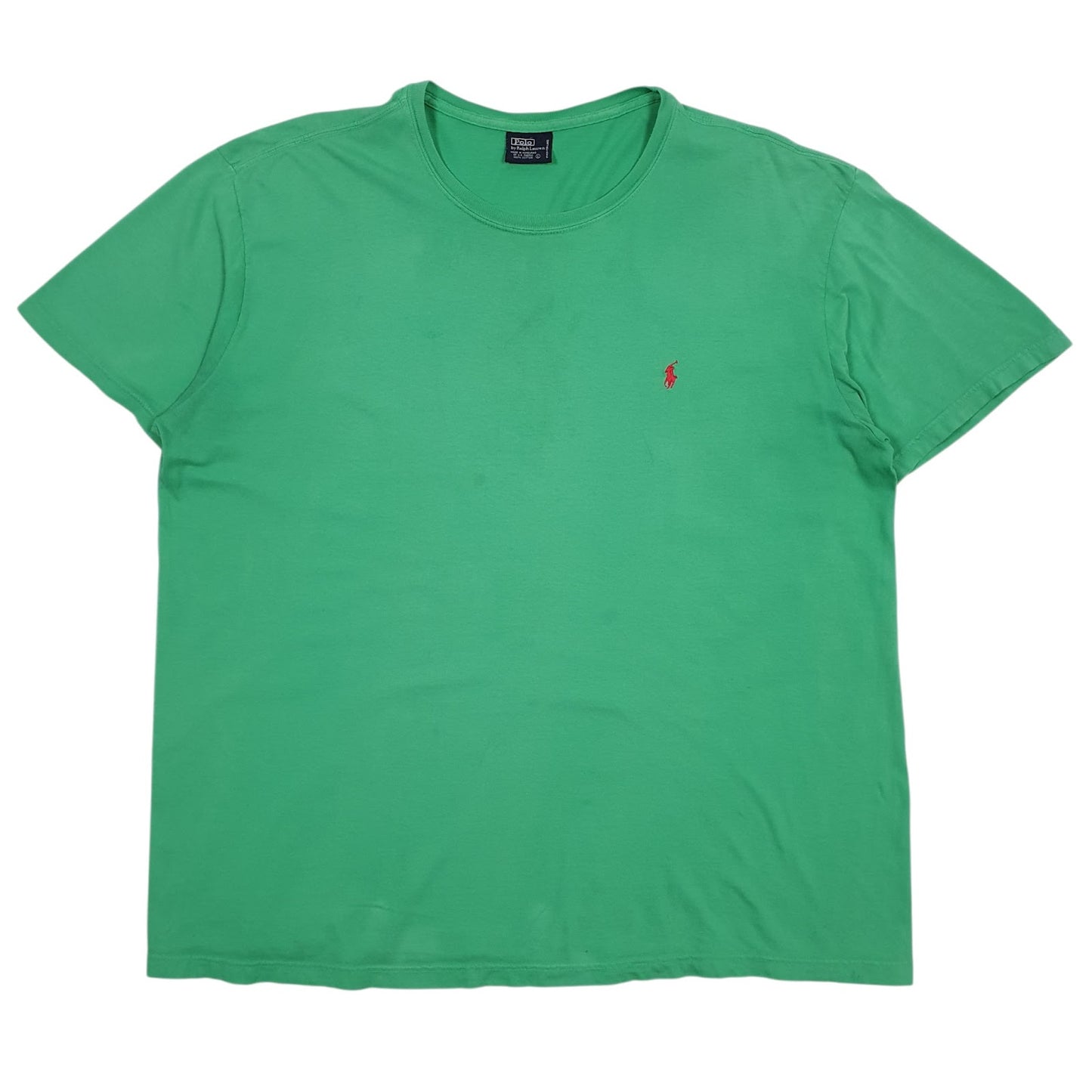 Mens Green Polo Ralph Lauren Vintage 90s Short Sleeve T Shirt