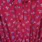 Womens Red Unbranded Floral Print  Dress