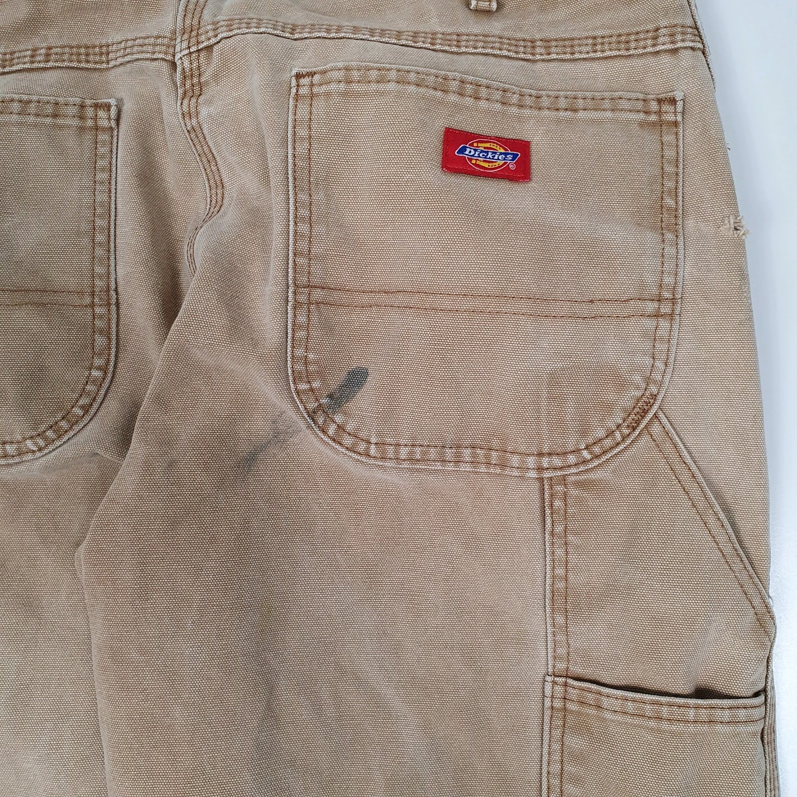 Mens Beige Dickies   Trousers