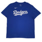 Mens Blue Nike MLB Los Angeles Dodgers Bellinger Short Sleeve T Shirt
